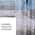 Rustic Shower Curtain,Blue Fabric Shower Curtain for Bathroom,Farmhouse Shower Curtain,Blue Grey Wood Barn Door Country Shower Curtain,Rustic Farmhouse Shower Curtains Bath Curtain for Bathroom