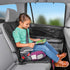 Lusso Gear Car Seat Protector for Baby Car Seat - Thick Padding, 2 Mesh Storage Pockets, Waterproof, Protects Fabric or Leather Seats, Non-Slip Padded Backing (Black with Red Stitching)