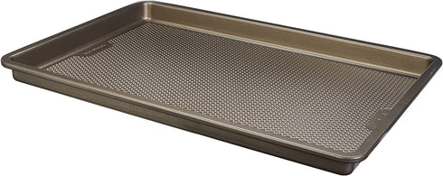 Goodcook Nonstick Textured Bakeware, Large (18 x 13), Champagne Pewter