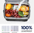 RealCool Lunch Box for Men/Women,Reusable Lunch Bag for Men,Insulated Lunch Box, Collapsible Leakproof Soft Sided Cooler, Portable Tote For School,Office,Outdoor Activities (7L-Gray)