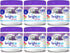 Bright Air Solid Air Freshener and Odor Eliminator, Lavender and Fresh Linen Scent, 14 Oz Each, 6 Pack
