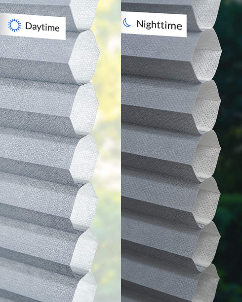CHICOLOGY Cellular Shades , Window Blinds Cordless , Blinds for Windows , Window Shades for Home , Window Coverings , Cellular Blinds , Door Blinds , Morning Pebble, 24"W X 48"H