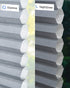 CHICOLOGY Cellular Shades , Window Blinds Cordless , Blinds for Windows , Window Shades for Home , Window Coverings , Cellular Blinds , Door Blinds , Morning Pebble, 24"W X 48"H