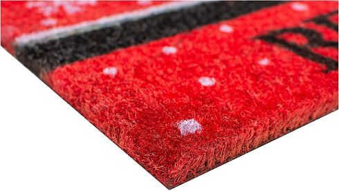 Calloway Mills 101811729 Believe Doormat, 17" x 29", Red/Black/White
