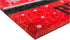 Calloway Mills 101811729 Believe Doormat, 17" x 29", Red/Black/White