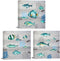 ArtKissMore Ocean Animal Wall Art Bathroom Rustic Wall Decor Sea Fish Animals Painting for Home Bathroom Kitchen Bedroom Marine Theme Modern Farmhouse Wall Decor 12x12inchx3pcs