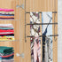 Auledio Adjustable Over The Door Triple Bathroom Towel Holder Rack with Hooks,Bronze
