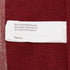 Lorraine Home Fashions 09570-63-00148 RED Courtyard Grommet Window Curtain Panel, Red, 53" X 63"