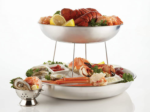 American Metalcraft SEA16 Aluminum Seafood Tray, Silver, 160-oz, 16-Inch