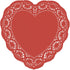96 Count Heart Doilies 10" Red Pink and White Paper Lace Doilies for Valentine Day Decorations Crafts for Valentine's Day