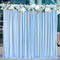 10ftx7ft Blue Wrinkle-Free Backdrop Drapes, Blue Polyester Background Curtains Backdrop Decorations for Wedding Home Party Supplies