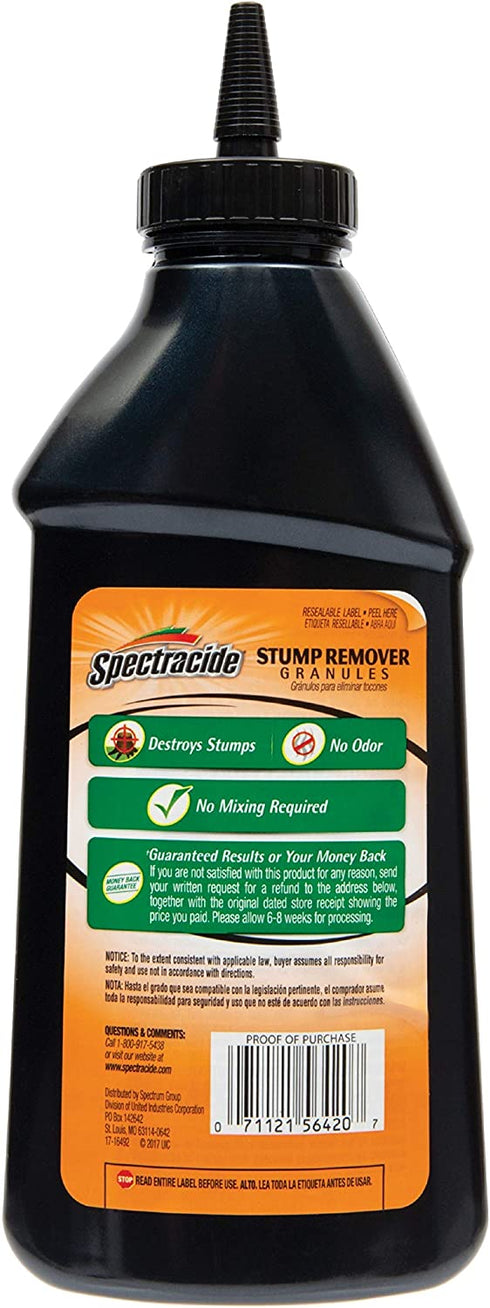 Spectracide HG-66420 Stump Remover, Pack of 1 , Black