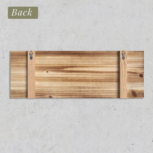Barnyard Designs ˜Ok, But First Coffee™ Hanging Mug Holder, Wall Mounted Coffee Cup Organizer Rack, Rustic Farmhouse Wood Wall Decor Sign, for Kitchen, Coffee Bar or Cafe, Gray and White, 24? x 8.5?