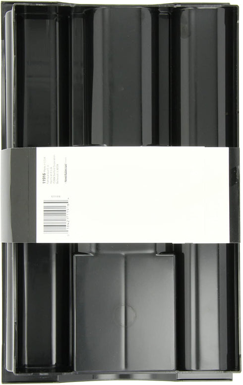 Rubbermaid Hanging Desk Drawer Organizer, Plastic, Black (11916ROS)