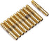 LTWFITTING Brass Barb Splicer Mender 1/4-Inch Hose ID Fitting Air Water Fuel Hose Joiner(Pack of 10)