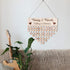 LIOOBO Wooden Birthday Reminder Calendar Plaque Sign Board Wall Hanging Family Decor Plaque (C)