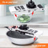 LHS Mandoline Slicer 5 in 1 Vegetable Slicer and Chopper Veggie Slicer with Container Onion Slicer, Grater, Cutter for Potato and Tomato