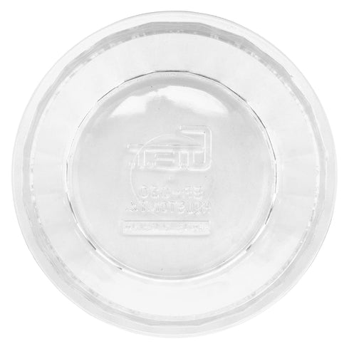 GET Enterprises ER-020-CL 2 oz. Fluted Ramekin, Break Resistant, San, Clear (Pack of 12)