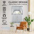 Caf© Curtains for Kitchen, Bathroom Curtains with Valance, Embroidered lace Border. (Steele Gray)
