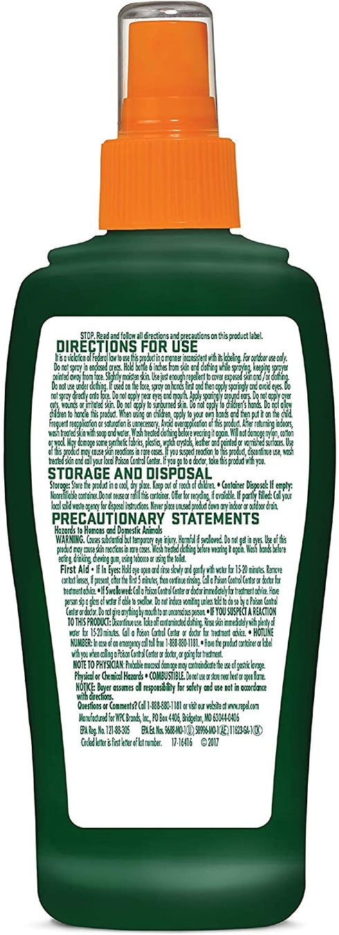 Repel 24101 Bee Sportsmen Max Formula Spray Pump 40% DEET, 2/6-Oun, 6 ounce - 2 pack, Green