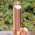 Pure Copper Water Bottle with Carrying Handle by HealthGoodsIn | Seamless Leakproof Ayurvedic Water Bottle 1000 ML