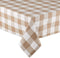 DII Buffalo Check Collection, Classic Farmhouse Tablecloth, Tablecloth, 60x120, Stone