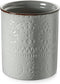 DOWAN Kitchen Utensil Holder, 7.2? Extra Large Utensil Holders for Countertop, Heavy Ceramic Utensil Crock, Anti Slip & Scratch Cork Bottom, Grey Utensil Organizer for Home Décor