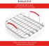 Instant Vortex Official Grill and Lifting Rack with Skewers, 6-Piece, Stainless Steel