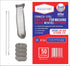 Pack of 50 Washing Machine Lint Traps Premium Snare and Rustproof Stainless Steel Mesh with Clamps