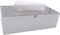 M2cbridge Metal Facial Tissue Box Cover Holder Lay On Wall Mounted, Mirror Polishing 18/8 Stainless Steel (Rectangle)
