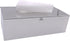 M2cbridge Metal Facial Tissue Box Cover Holder Lay On Wall Mounted, Mirror Polishing 18/8 Stainless Steel (Rectangle)