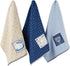 DII Hanukkah Collection Kitchen, Dishtowel Set, 18x28, Hanukkah Blessings, 3 Piece