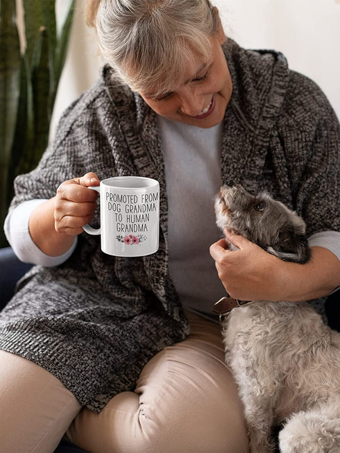 New Baby Reveal Gift For Grandma, Grandma To Be Mug From Daughter for Christmas, Baby Pregnancy Announcement Gift, Cute Mug For Woman, New Grandmother Gift, Future Grandma Coffee Mug