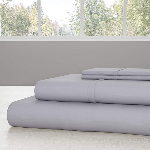 Bedford Home Silver Series 1200 4 Piece Queen Sheet Set