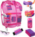 Girls Tactical Vest Kit with Blaster - Kids Pink Tactical Vest Compatible with Nerf Rebelle N-Strike Purple Darts for Girl