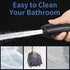 SINGSUO High Pressure Handheld Shower Head with On Off Switch, Detachable Shower Head, 3 Spray Modes Shower Massager Handheld with Hose and Adjustable Angle Bracket (Black)