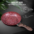 CSK 8" Nonstick Frying Pan - Frying Pan with Natural Textured Bakelite Handle, 100% APEO & PFOA-Free Granite Coating, Stone Earth Frying Pan and Skillet Cookware, Ideal for Self-Cooking