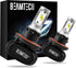 BEAMTECH H13 LED Bulb, S1 Series 10000LM 50W Quiet No Fan CSP Chips Conversion Kit Fanless Cool White All in One Plug N Play Halogen Replacement