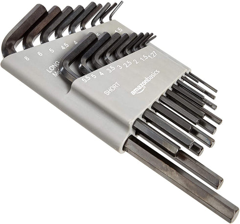 Amazon Basics 36-Piece Allen Wrench/Hex Key Set - SAE/Metric