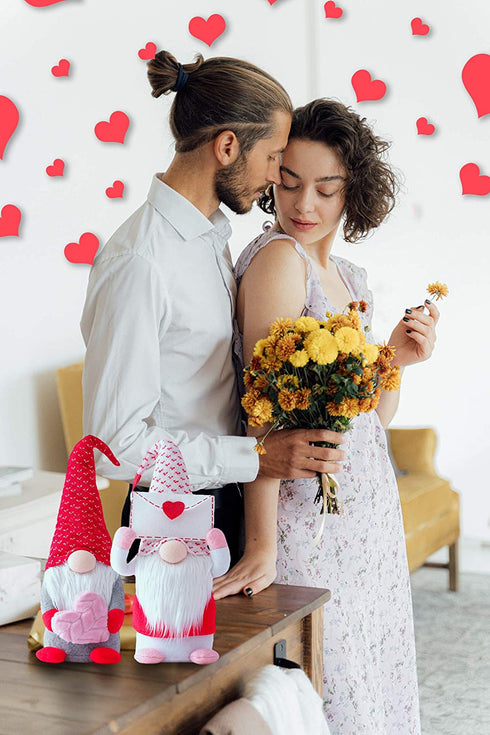 Valentines Gnomes Plush Decorations