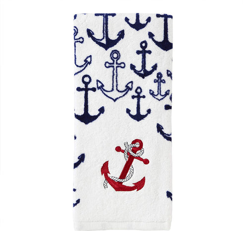 SKL Home Americana Anchor Hand Towel Set, 16x25, 2 Pack
