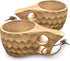 Nordic Style Handmade Finnish Kuksa Ancient Lapland Finland Style Wooden Cup (Armor)