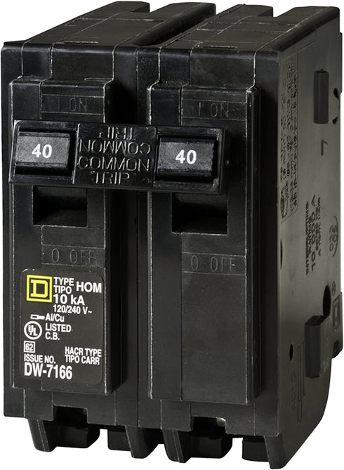 Square D by Schneider Electric HOM240CP Homeline 40 Amp Two-Pole Circuit Breaker