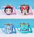 Disney 3D Princess Snow White Pink Durable Stainless Steel Insulated Cup with Lid, 250ml