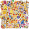 Winnie The Pooh Sticker Pack Waterproof Vinyl Stickers for Water Bottles Skateboard Stickers for Teens Laptop Stickers Motorcycle, Bicycle, Graffiti Patches Decal 50 Pcs