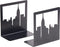 Bookends New York City, NYC Skyline Book Ends for Shelves (1 Pair)