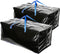 2PCS Large Size 112L Storage Bags with Backpack Straps & Strong Handles & Zippers for Moving, Travelling, Camping, Gardening Tools, Christmas Holiday Decorations Storage, 31.5×15.8×13.8inch, Black