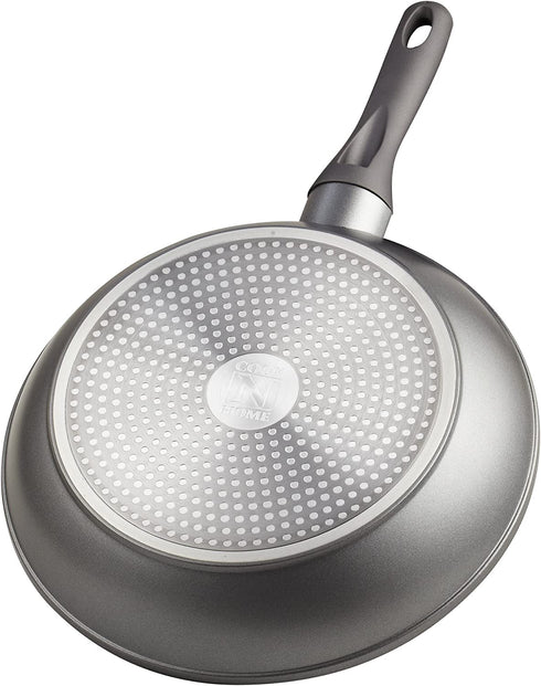 Cook N Home Nonstick Heavy Gauge Skillet Omelet, Grey 12-Inch Fry Pan