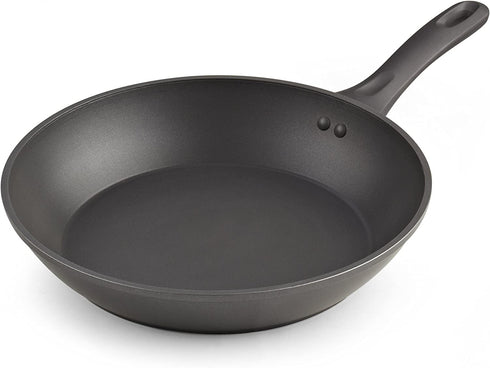 Cook N Home Nonstick Heavy Gauge Skillet Omelet, Grey 12-Inch Fry Pan