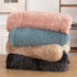 EMME Faux Fur Throw Blanket Fuzzy Soft and Plush Shaggy Fall Throw Blankets for Bed Long Fur Solid Warm Cozy Luxurious Fluffy Blanket for Sofa, Couch as Gift Home Decor (Throw, Tie Dye Beige)